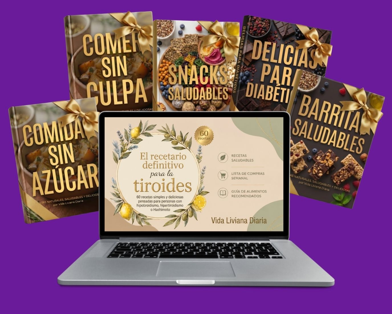 El Recetario Definitivo para la Tiroides + 5 BONOS Exclusivos